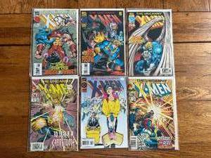 lot 153 image: Vintage lot of 6 - Marvel Comics - The Uncanny X-Men