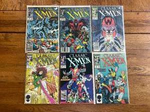 lot 155 image: Vintage lot of 6 - Marvel Comics - Classic X-Men