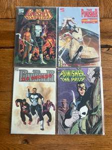 lot 171 image: Vintage lot of 4 - Marvel Comics - The Punisher