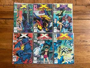 lot 185 image: Vintage lot of 6 - Marvel Comics - X-Factor