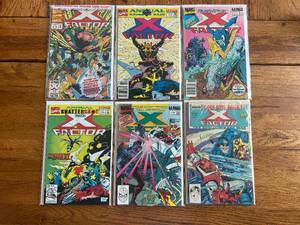 lot 186 image: Vintage lot of 6 - Marvel Comics - X-Factor