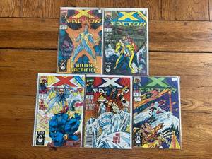 lot 192 image: Vintage lot of 5 - Marvel Comics - X-Factor