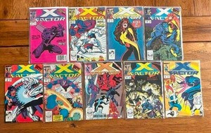 lot 194 image: Vintage lot of 9 - Marvel Comics - X-Factor