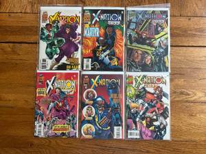 lot 195 image: Vintage lot of 6 - Marvel Comics - X-Nation 2099 - 1-6
