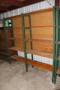 lot 2 image: Wood shelf