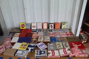 lot 40 image: collection of vintage playing card decks