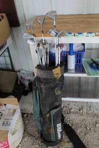 lot 119 image: vintage set of golf clubs  see pictures took pictures of all