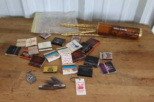 lot 150 image: collection of vintage matchbooks pocket knife and more see pictures for details