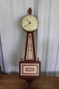 lot 427 image: vintage Seth Thomas banjo wall clock