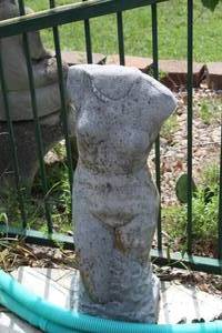lot 467 image: statue is crafted from reconstituted stone or cement