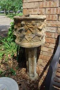 lot 480 image: concrete garden planter and stand
