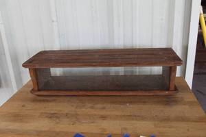 lot 567 image: Wood deeply with glass front