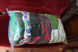lot 593 image: Bag full of mens tops a mix of brands and XL to XXL