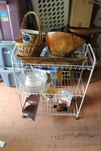 lot 627 image: Metal rack with all contents see pictures for details