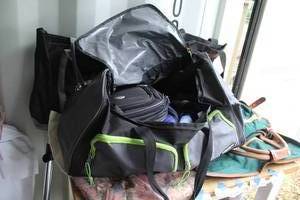 lot 668 image: Large collection of reusable bags and tote bag