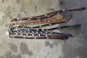 lot 702 image: Collection of belts different sizes