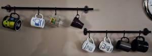 lot 206 image: Coffee Mugs and Racks