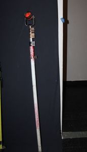 lot 49 image: Telescopic Prism pole and Surveying Prism