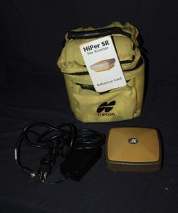 lot 54 image: Topcon HiPer SR GNSS Receiver Kit.