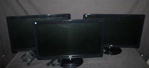 lot 78 image: Three AOC Computer monitors