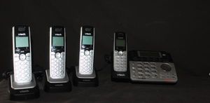 lot 81 image: VTech Cordless Phone System, Includes Base Phone and 3 Slave Phones