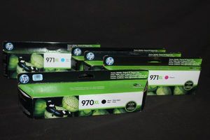 lot 84 image: Unused HP 970 and 971 Printer ink cartridges