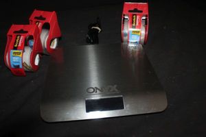 lot 90 image: Onyx Postal Scales and 3 rolls of Packing Tape
