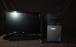 lot 98 image: Computer System with Dell OptiPlex 7010 Computer Tower, with Monitor, Keyboard, and Mouse