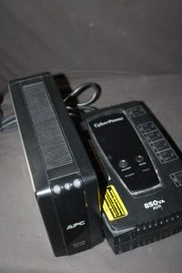 lot 99 image: Two CyberPower AVR uninterruptible power supply units 850 and 700 VA