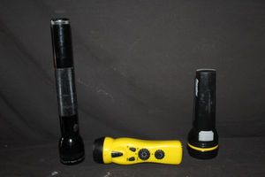 lot 109 image: Three Flashlights one is Maglite