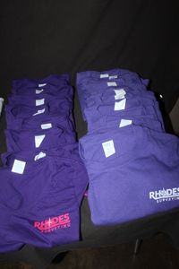 lot 118 image: Purple Bella  Canvas 3001 branded Tshirts