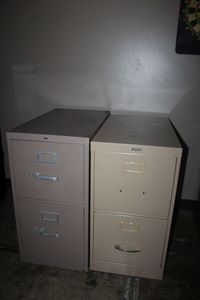 lot 162 image: Two Metal filing Cabinets