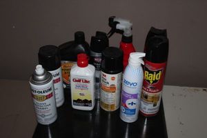 lot 173 image: Chemicals as shown