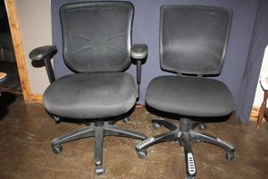 lot 218 image: Two Adjustable Office Chairs