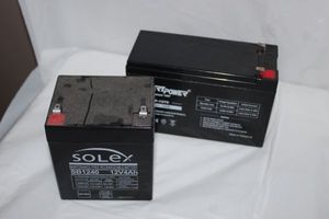 lot 228 image: Solex 331240 12V 4Ah Rechargeable Battery and Expert Power 12V UPS Battery