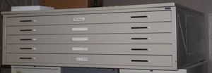 lot 245 image: Horizontal prints file cabinet