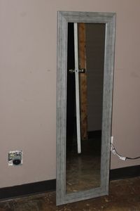 lot 253 image: Long wall mirror