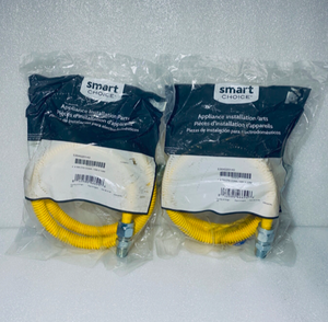 lot 59 image: Lot Of 2 - New Smart Choice 4 x 58 CTD Gas Connector 12M x 12M, 5304520140 - As Shown