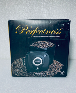 lot 62 image: New Other VacuCraft Electric Vacuum Sealed Black Coffee Container, 2.6qt84.5 oz. - As Shown
