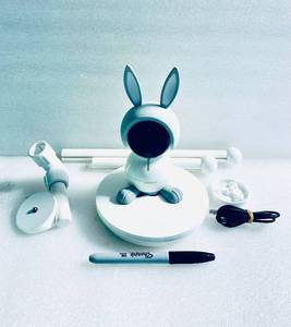 lot 96 image: NetGear Arlo Baby ABC1000 1080p HD White Smart Monitoring Camera Kit - In Condition As Shown