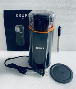 lot 104 image: Krups Silent Vortex 3-In-1 Coffee, Spices & Dry Herbs Grinder - In Condition As Shown - (READ)