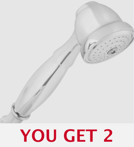 lot 115 image: Lot Of 2 - New American Standard Single Function Water-Saving Hand Shower 1.8GPM - As Shown