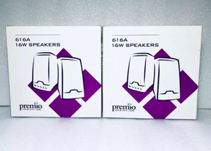 lot 119 image: Lot Of 2 - New Other Premio 616A 16W Multimedia Speakers - As Shown - (READ)