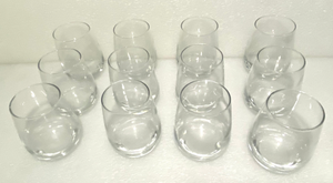 lot 122 image: Lot Of 12 - New Other Libbey 231 Stemless Wine Glasses - In Condition As Shown - (READ)