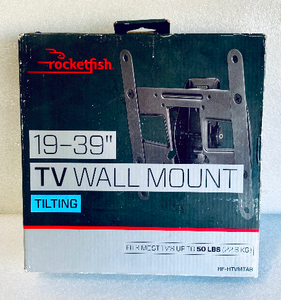 lot 129 image: New Other Rocketfish 19-39 Tilting Tv Wall Mount, RF-HTVMATB - As Shown