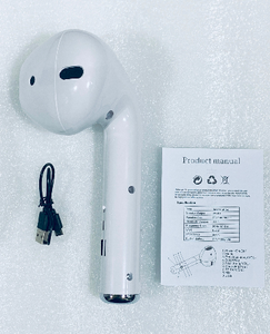 lot 128 image: New Open Box - Big Headphone Design White Bluetooth Speaker & FM Radio - As Shown