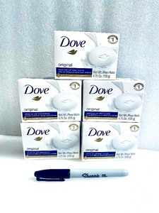 lot 139 image: Lot Of 5 - New Dove Original Beauty Soap Bar With Deep Moisture, 4.75 oz Each - As Shown