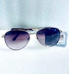 lot 138 image: New With Tags West Loop Sunglasses 23 482 GLD FWG, Bronze Frame - As Shown