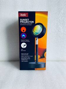 lot 143 image: New itek Sunset Projector 180 Degree Rotation Rainbow And Sunset - As Shown