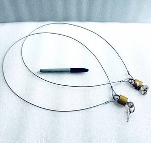 lot 153 image: Lot Of 2 - Steel Cables With Locks & Keys - In Condition As Shown